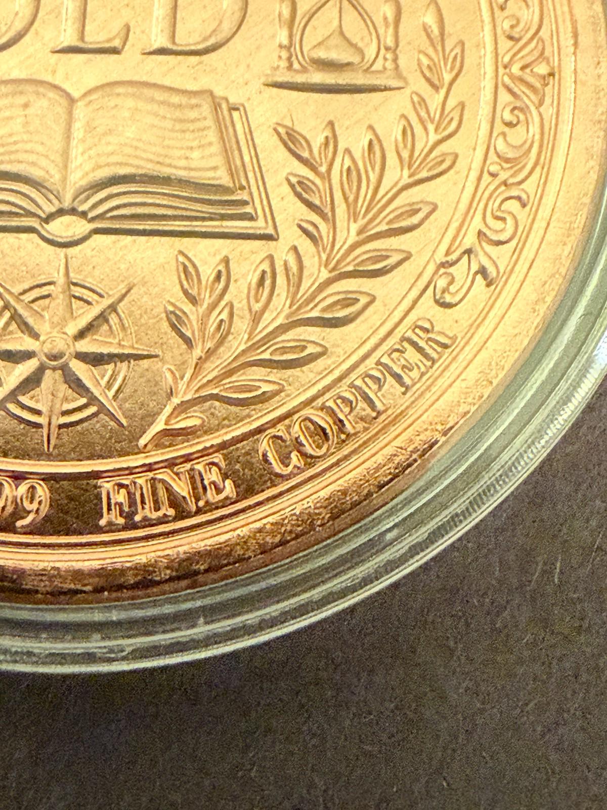 1 oz .999 Fine Copper Round A Coin for the Ferryman Collectible Medallion