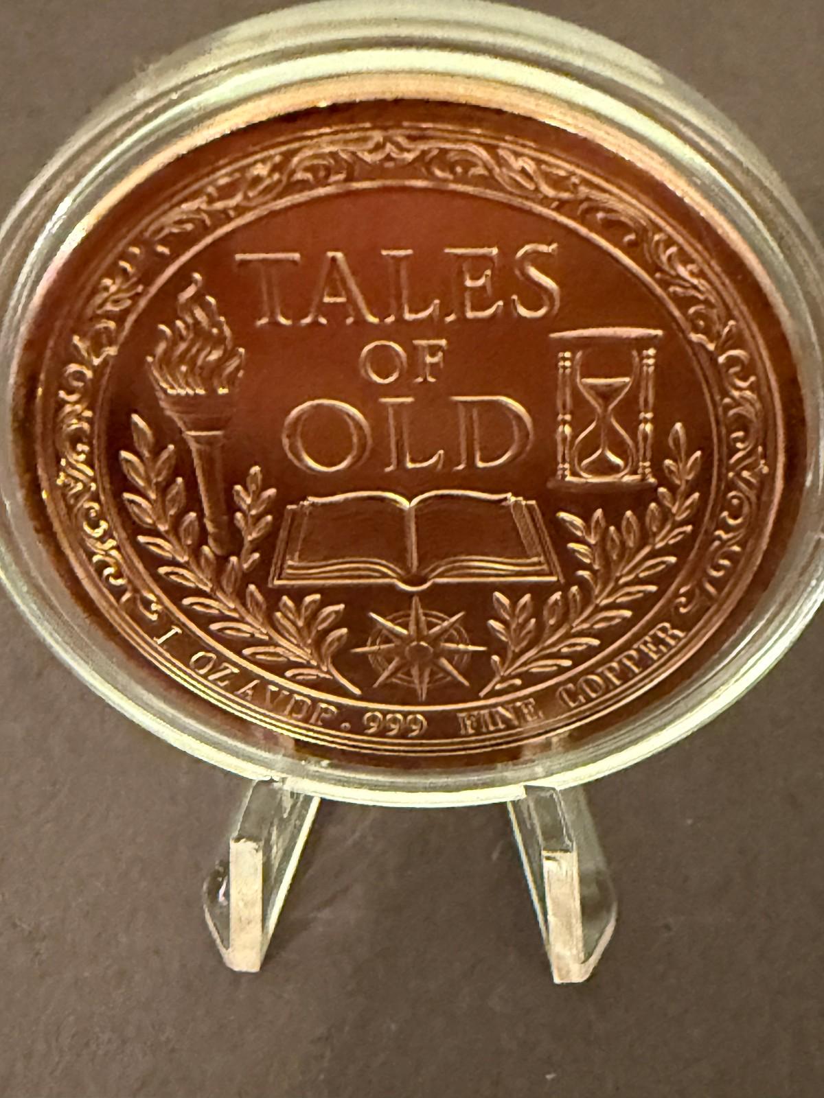 1 oz .999 Fine Copper Round A Coin for the Ferryman Collectible Medallion