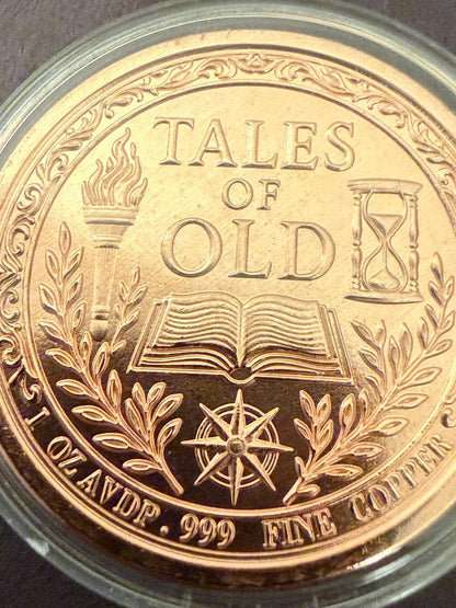 1 oz .999 Fine Copper Round A Coin for the Ferryman Collectible Medallion