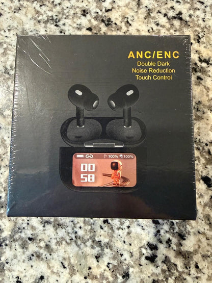 ANC ENC Wireless Earbuds Bluetooth Noise Reduction Touch Control Charging Case