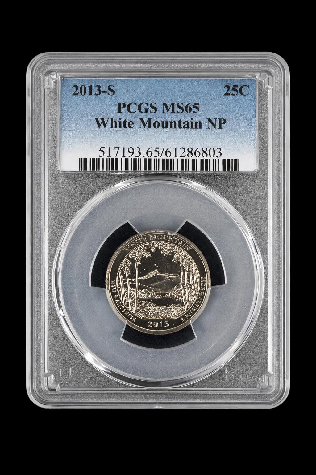2013 S White Mountain NP Quarter PCGS Certified ATB America the Beautiful