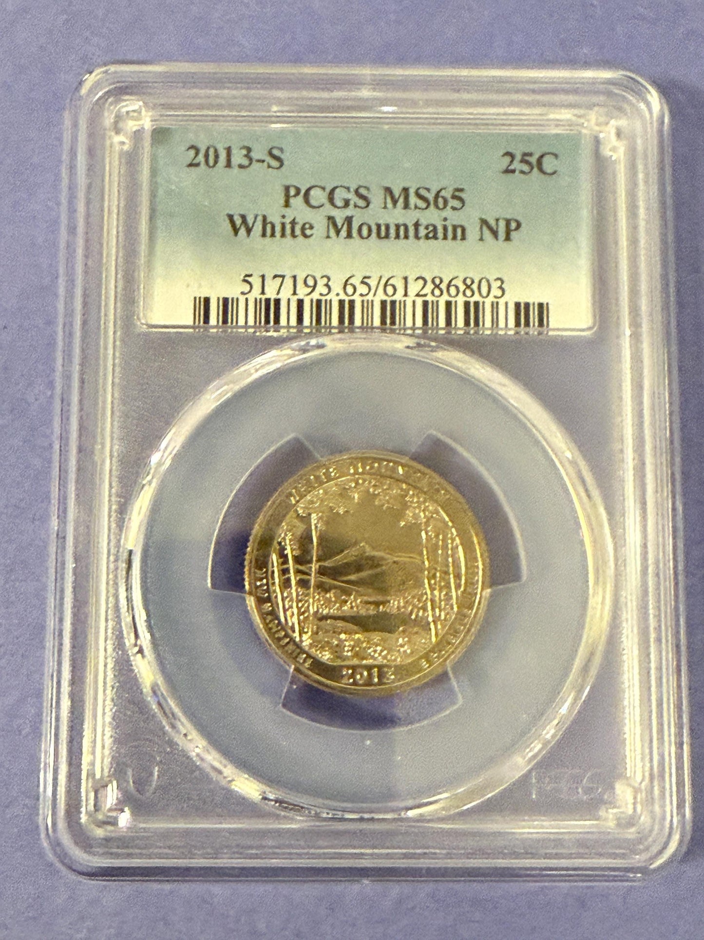 2013 S White Mountain NP Quarter PCGS Certified ATB America the Beautiful