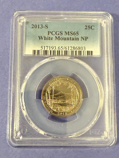 2013 S White Mountain NP Quarter PCGS Certified ATB America the Beautiful