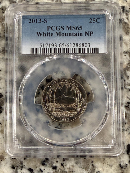 2013 S White Mountain NP Quarter PCGS Certified ATB America the Beautiful