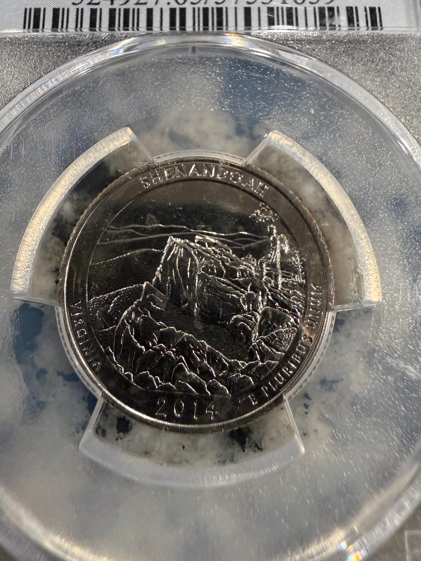 2014-S Shenandoah Quarter PCGS Certified US National Park Clad Coin