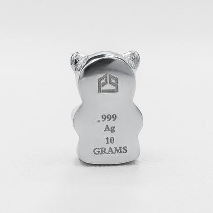 10g .999 Fine Silver Gummy Bear Bullion Bar Novelty Collectible Gift