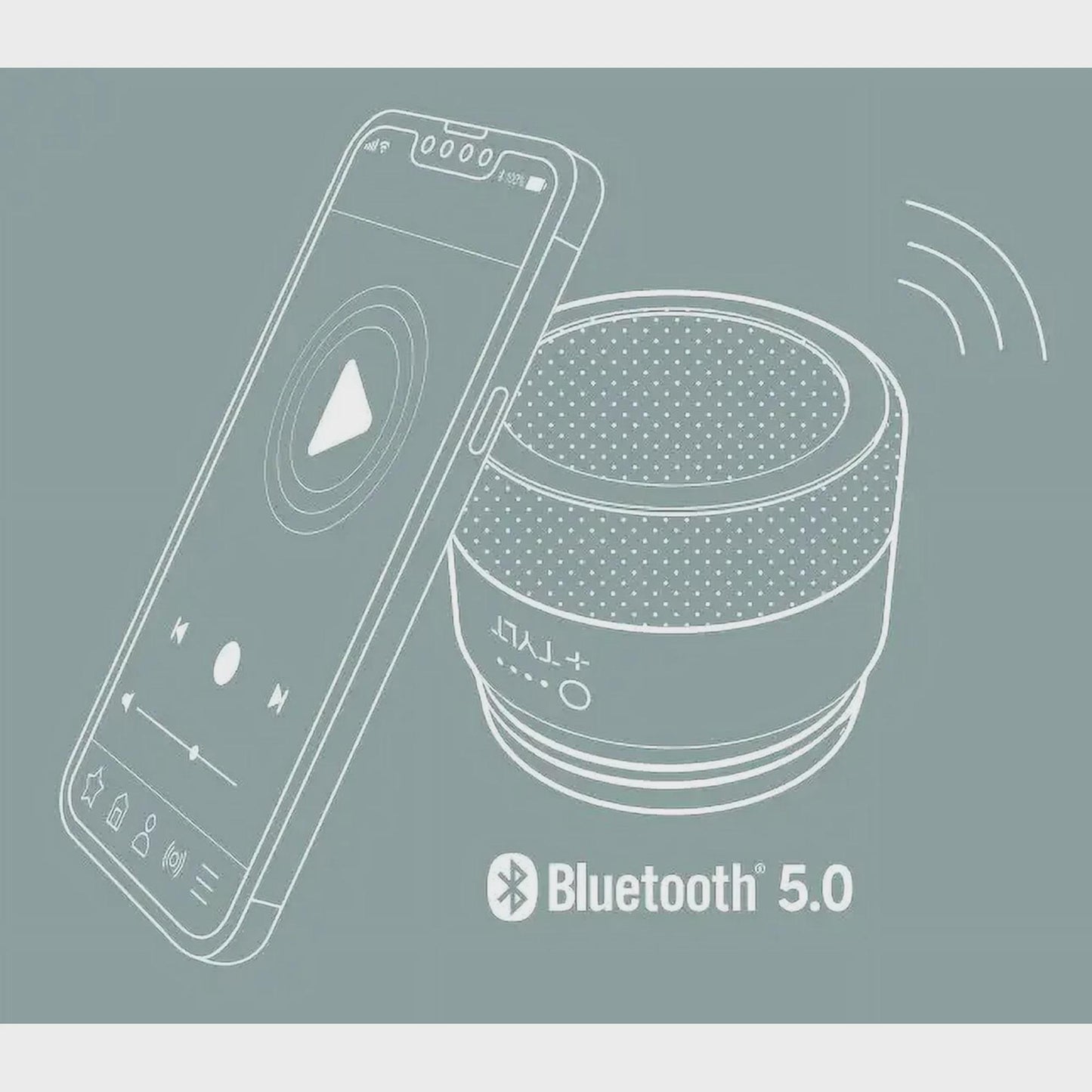TYLT Bottle Bluetooth Speaker Wireless Charger Rechargeable Portable