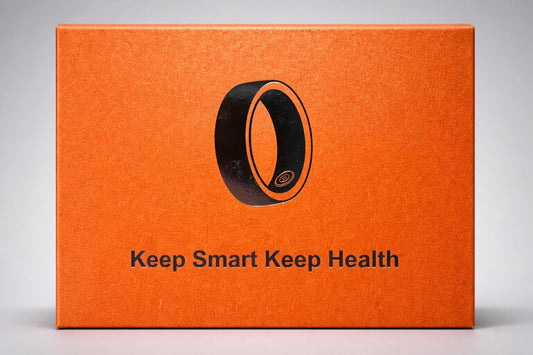 Silver Smart Health Ring Fitness Tracker Size 12 Waterproof Sleep Heart Rate