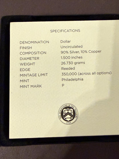2017 Boys Town Centennial Silver Dollar Uncirculated US Mint Coin w COA