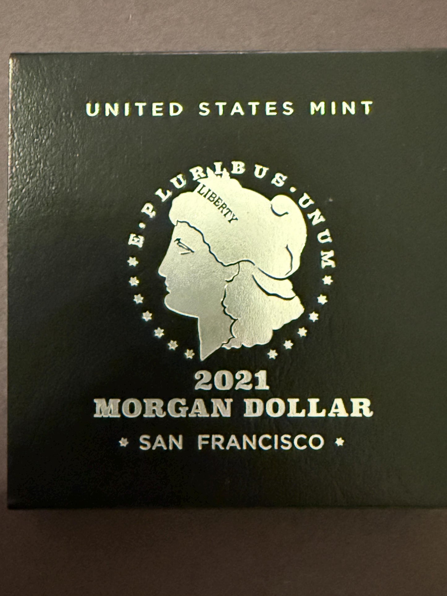 2021 Morgan Dollar San Francisco S Mint .999 Silver Coin w COA
