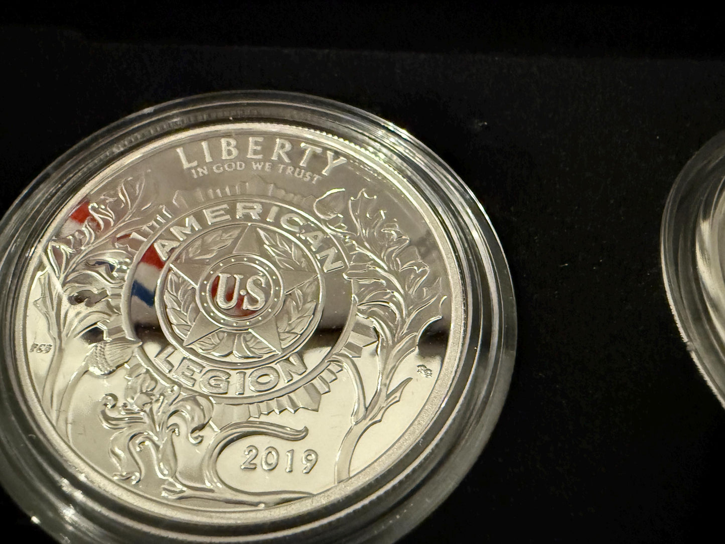 American Legion & American Veterans .999 Silver Set w/ COA Collectible
