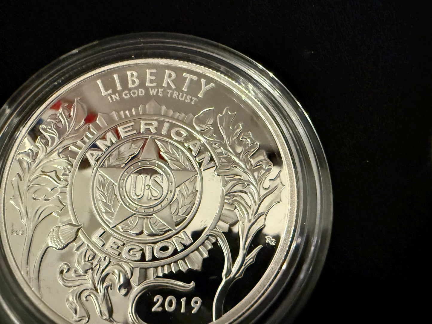 American Legion & American Veterans .999 Silver Set w/ COA Collectible