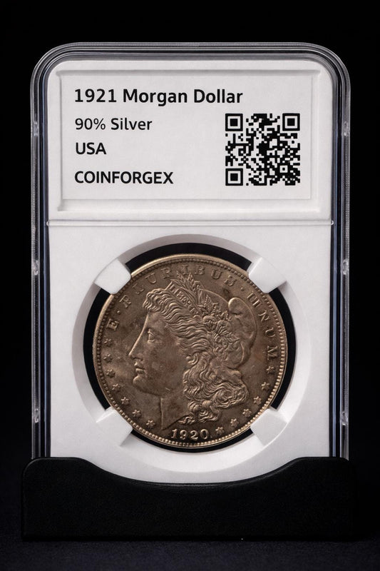 1921 Morgan Silver Dollar 90% US Coin Raw Vintage Collector Piece