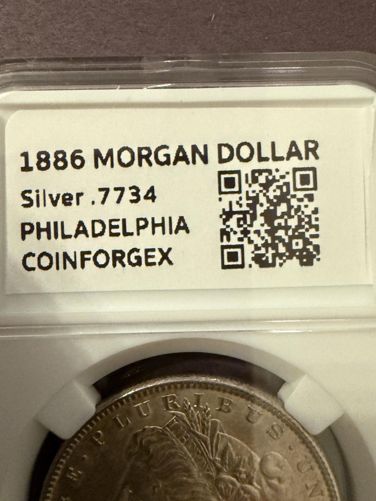 1886 Morgan Silver Dollar Philadelphia Mint 90% Silver US Coin Raw