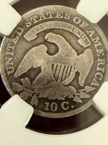 1830 Capped Bust Dime Philadelphia Slabbed Silver US Coin