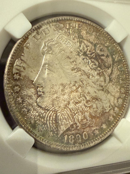 1890 Morgan Silver Dollar 90% Silver Vintage US Coin Collectible
