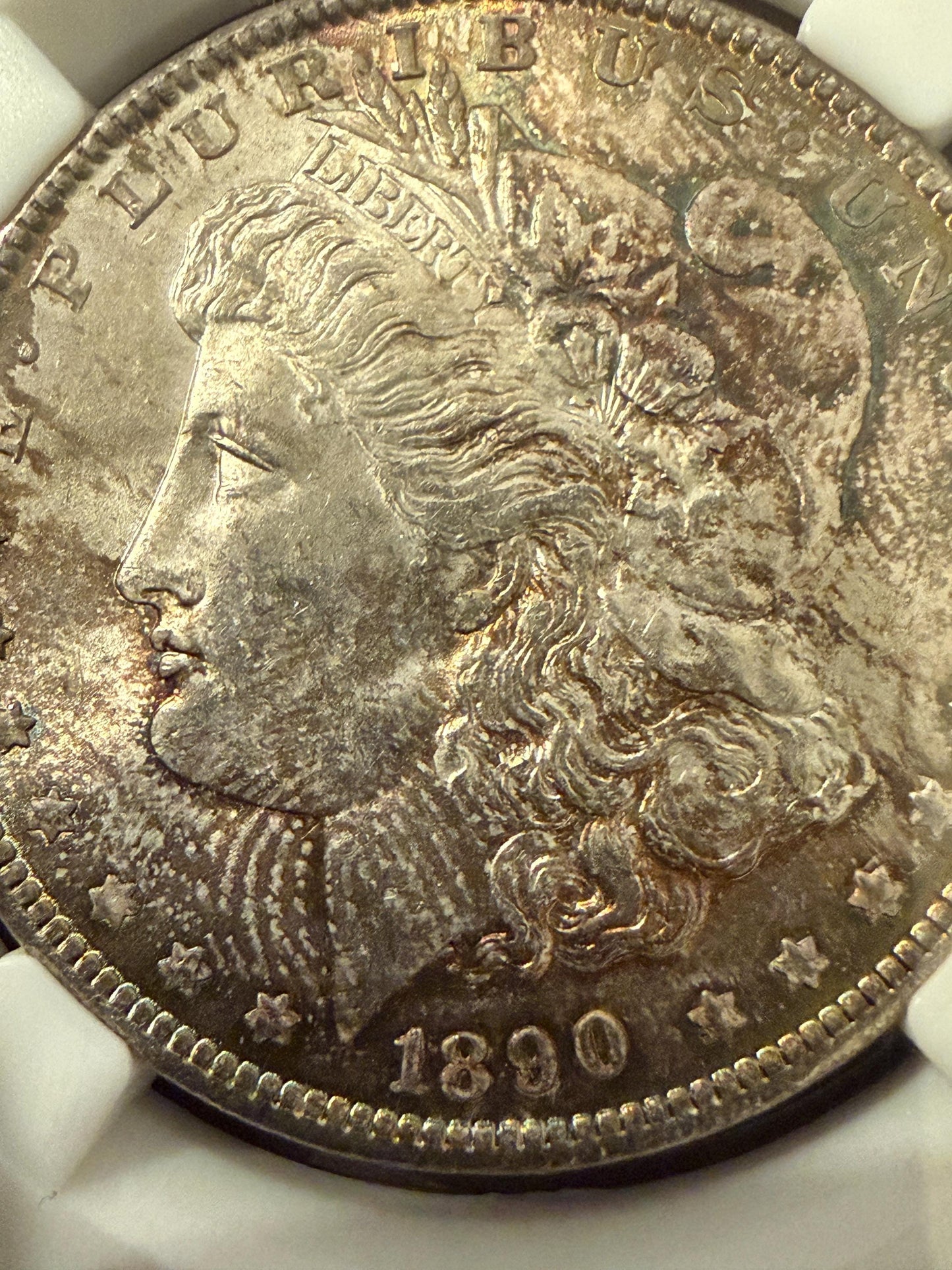 1890 Morgan Silver Dollar 90% Silver Vintage US Coin Collectible