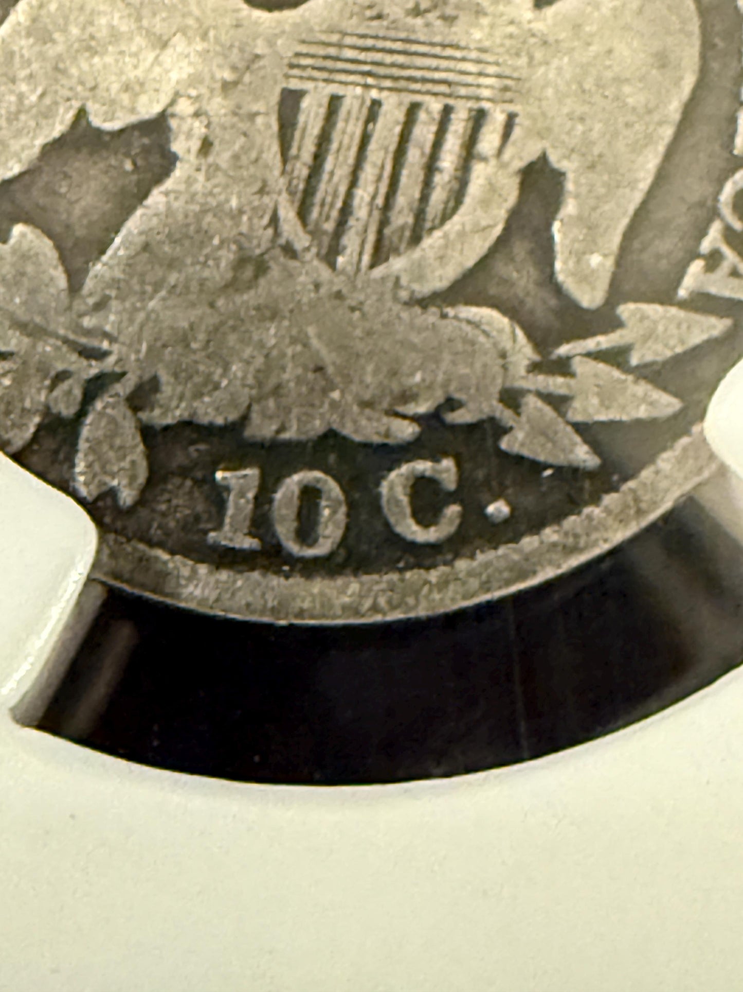 1830 Capped Bust Dime Philadelphia Slabbed Silver US Coin
