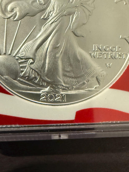 2021 American Silver Eagle Type 2 Landing NGC New Year’s Edition MS Coin