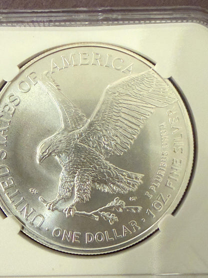 2022 American Silver Eagle NGC Early Releases .999 Fine Silver Coin