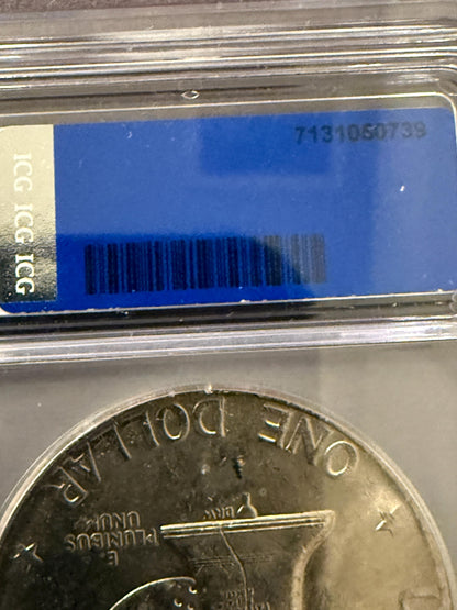 1976 Eisenhower Dollar Type 2 ICG Original Bank Bag Bicentennial Ike