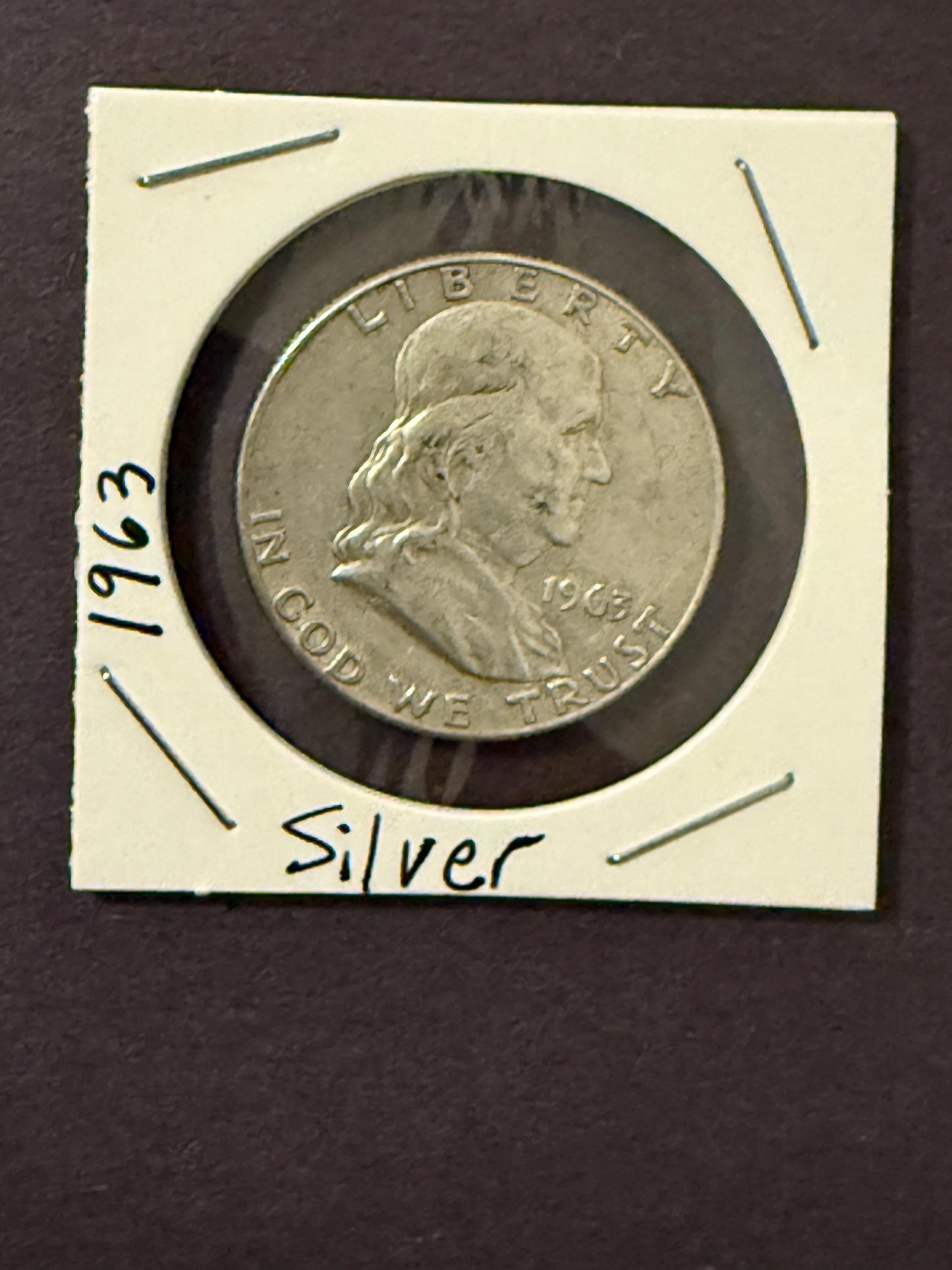 1999 Silver Eagle NGC .999 Fine + 1963 Franklin Half Dollar 90% Silver