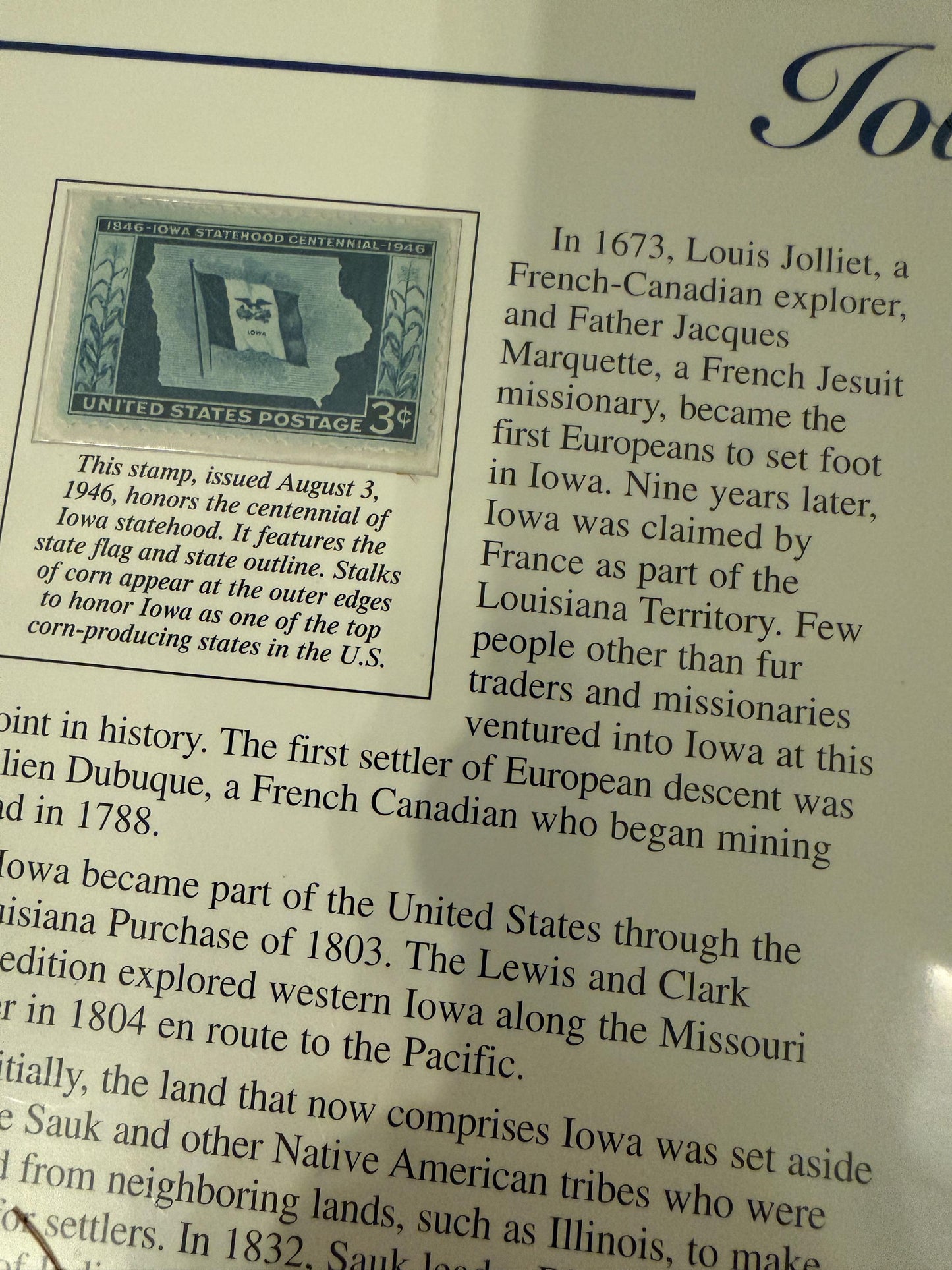Iowa & Mississippi Statehood Quarter Set 2 Pack Coins Stamps 1846 1817