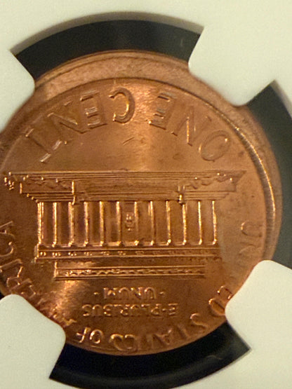 NGC Certified Lincoln Cent Error Trio Off Center Broadstrike Uncirculated