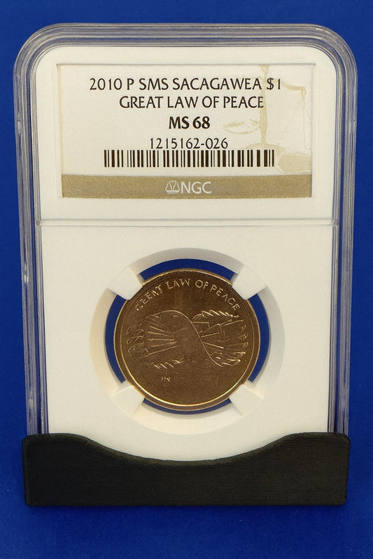 2010-D Sacagawea Dollar Law of Peace NGC Graded Native American Coin