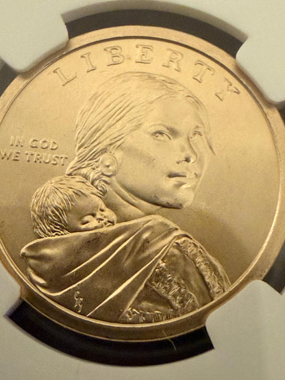 2010-D Sacagawea Dollar Law of Peace NGC Graded Native American Coin