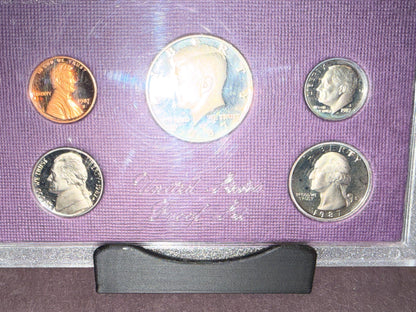 1987 US Mint Proof Set 5 Coin Original OGP Deep Cameo Collectible