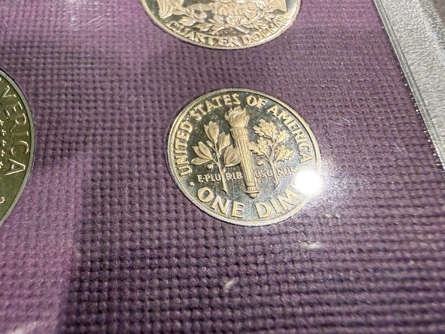 1987 US Mint Proof Set 5 Coin Original OGP Deep Cameo Collectible