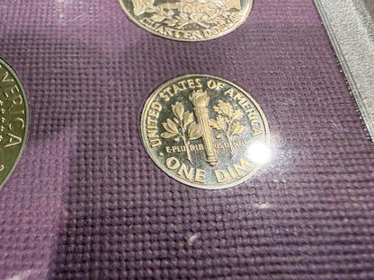1987 US Mint Proof Set 5 Coin Original OGP Deep Cameo Collectible