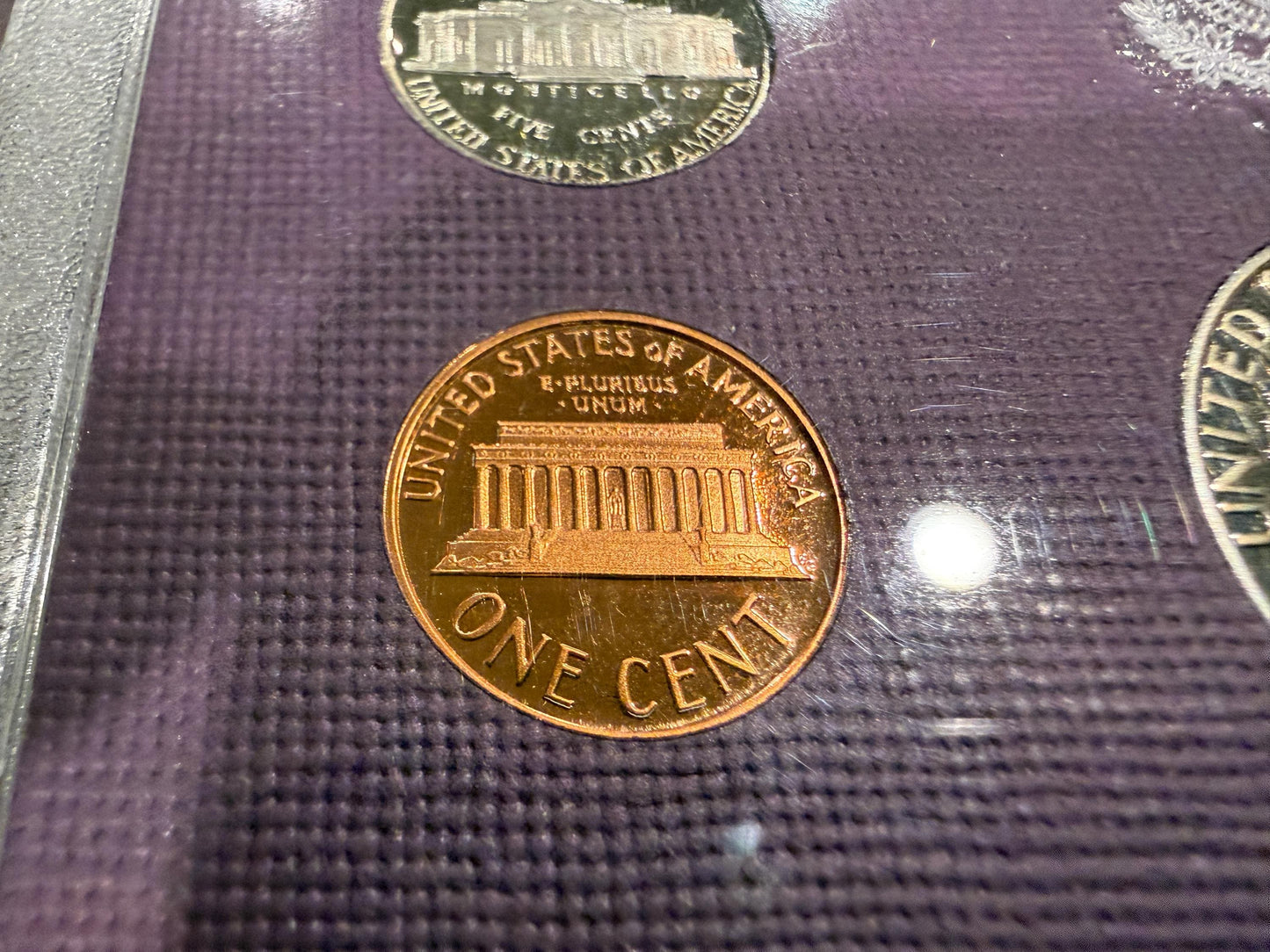1987 US Mint Proof Set 5 Coin Original OGP Deep Cameo Collectible