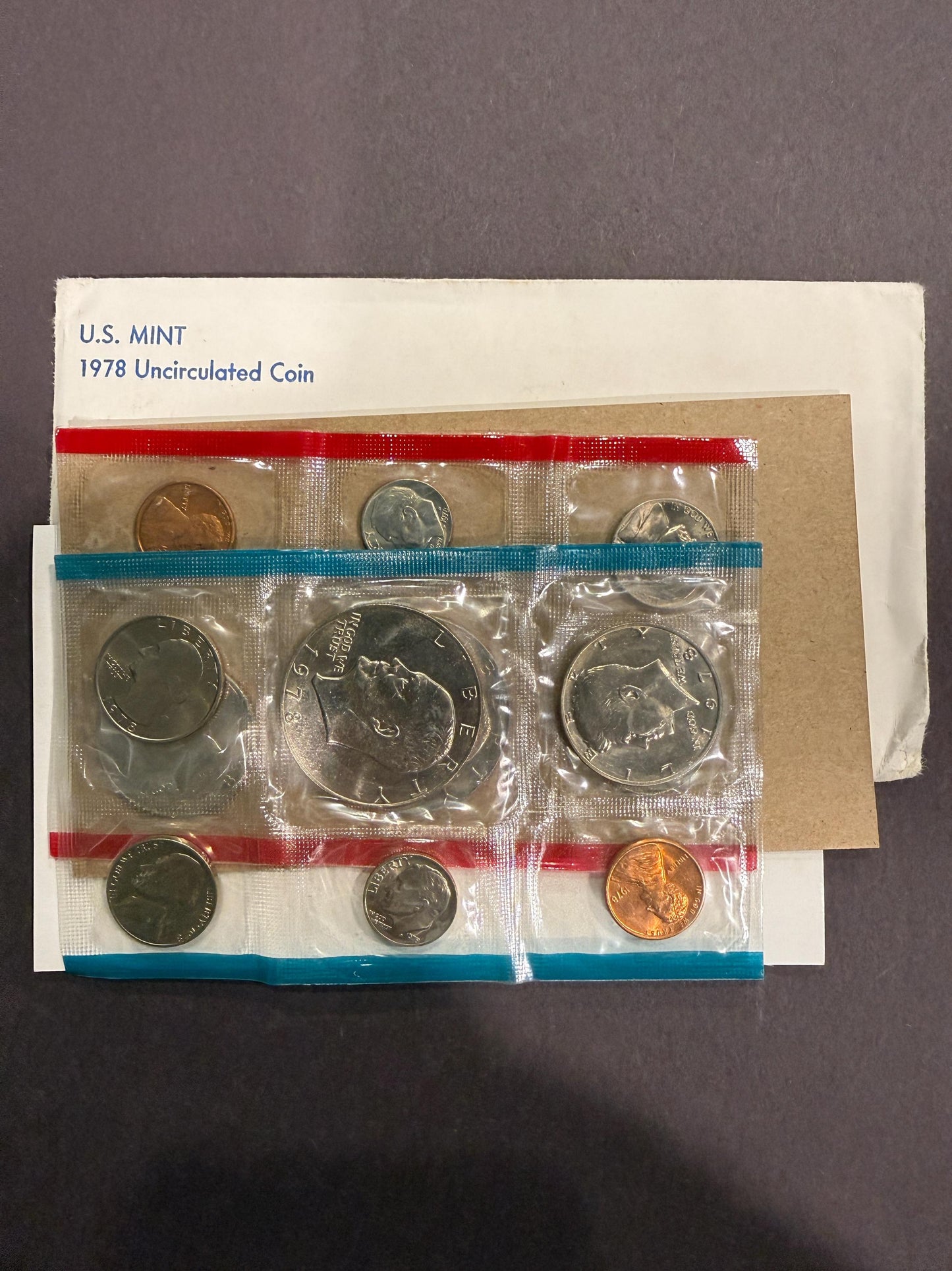 1978 US Mint Uncirculated Coin Set Original Government Packaging