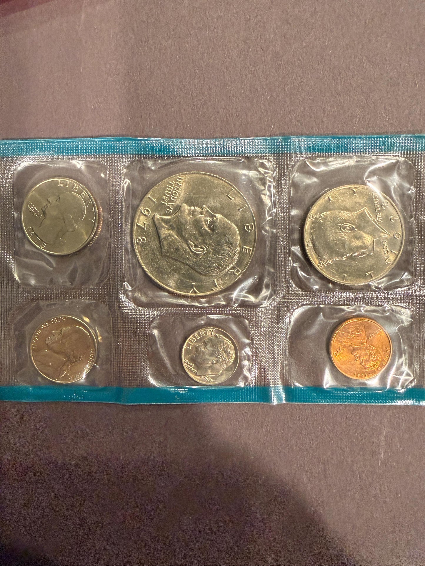 1978 US Mint Uncirculated Coin Set Original Government Packaging