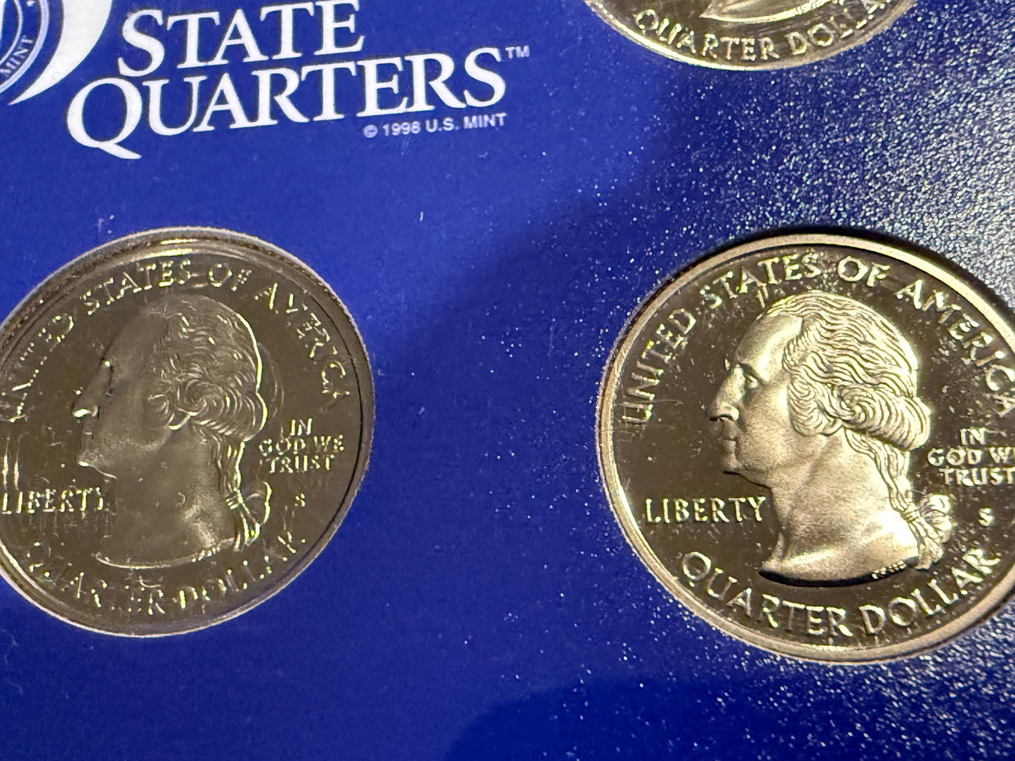 2000 US Mint Proof Set 10 Coin Original Box Brilliant Uncirculated Collection