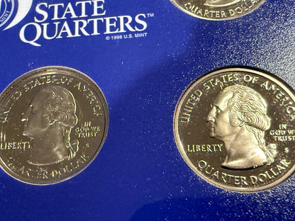 2000 US Mint Proof Set 10 Coin Original Box Brilliant Uncirculated Collection