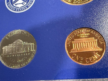 2000 US Mint Proof Set 10 Coin Original Box Brilliant Uncirculated Collection