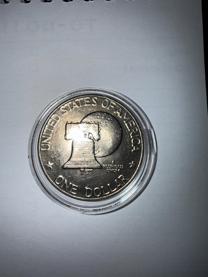 1976 Bicentennial Eisenhower Dollar + 2x 1974 Ike Dollars 3 Coin Set