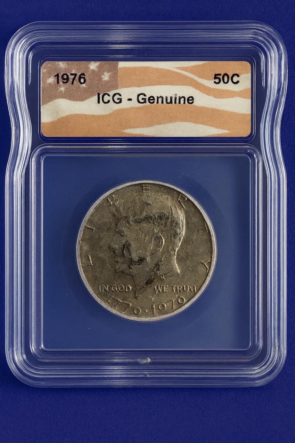 1976 Kennedy Half Dollar Bicentennial ICG Certified US Coin