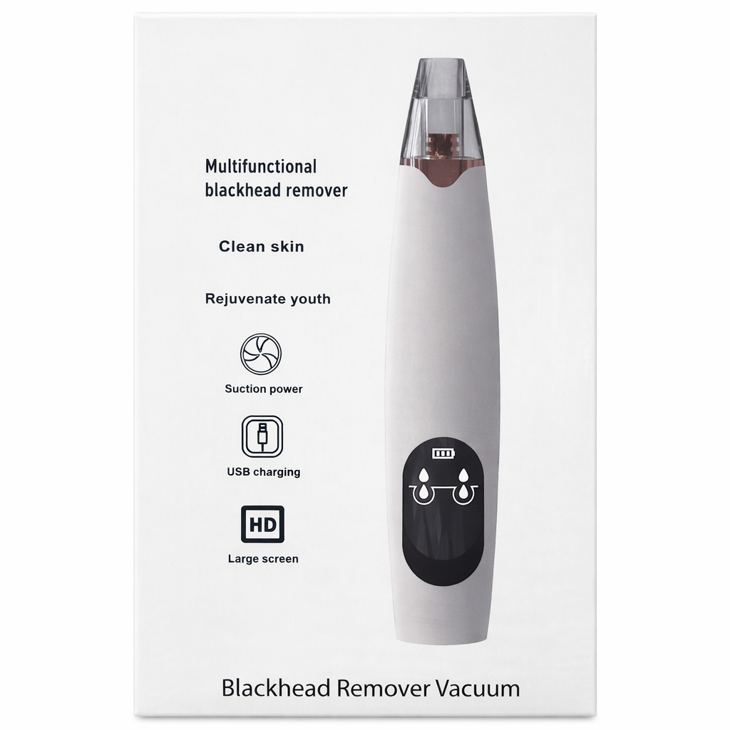 Blackhead Remover Vacuum Pore Cleaner USB Rechargeable Facial Pore Suction