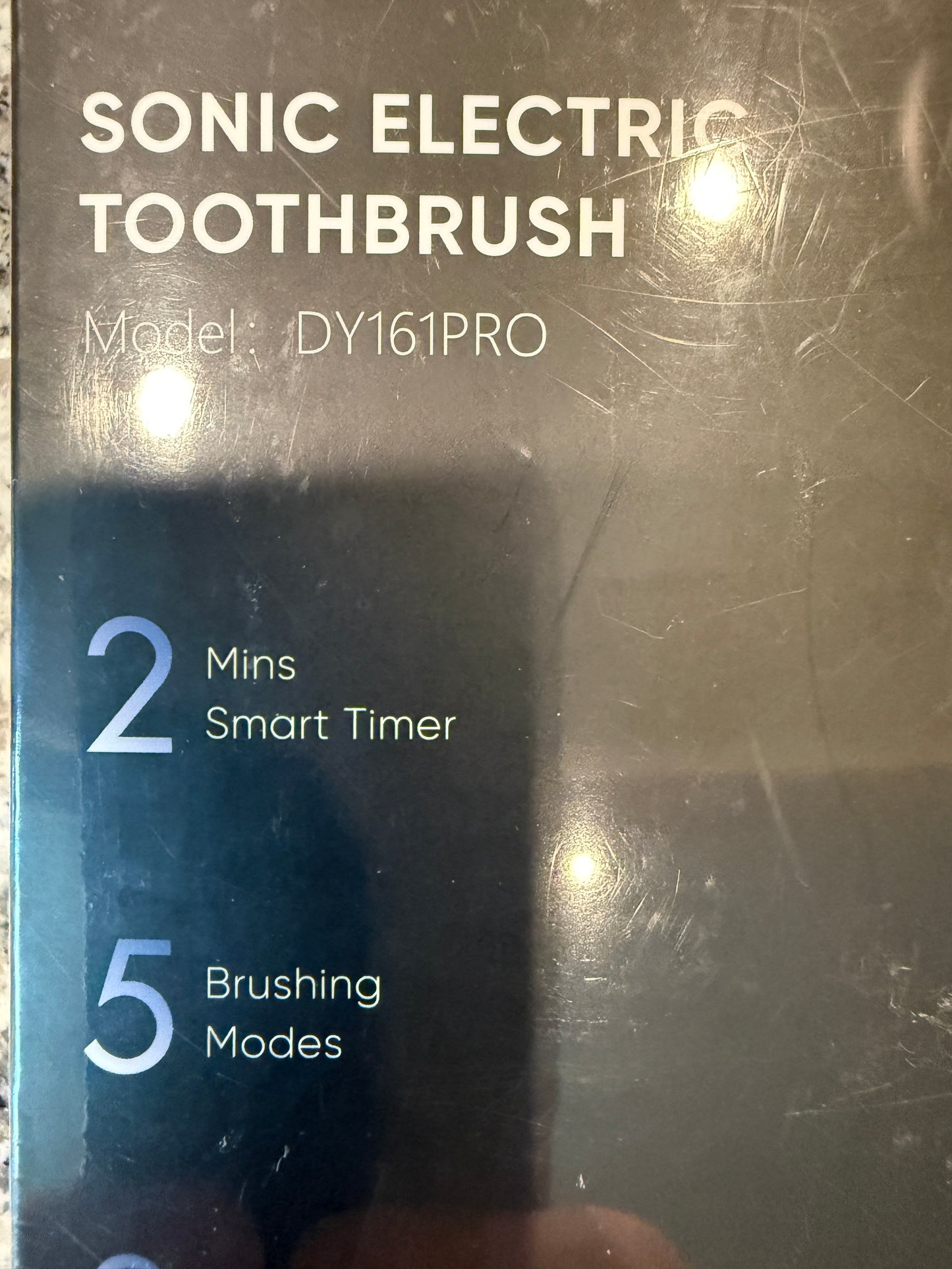 Sonic Electric Toothbrush DY161PRO Rechargeable Waterproof 5 Modes 8 Brush Heads