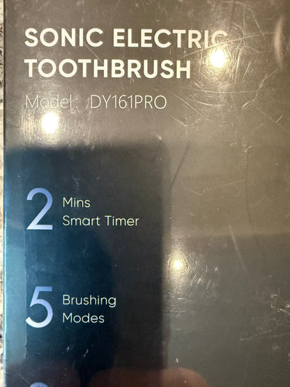 Sonic Electric Toothbrush DY161PRO Rechargeable Waterproof 5 Modes 8 Brush Heads