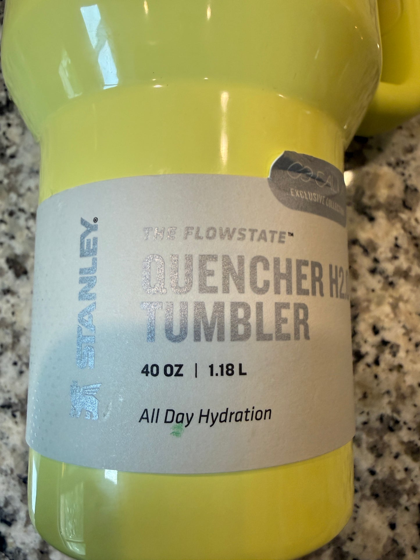 Stanley Go Calia Quencher H2.0 Tumbler 40oz Lime Green Insulated Stainless Steel