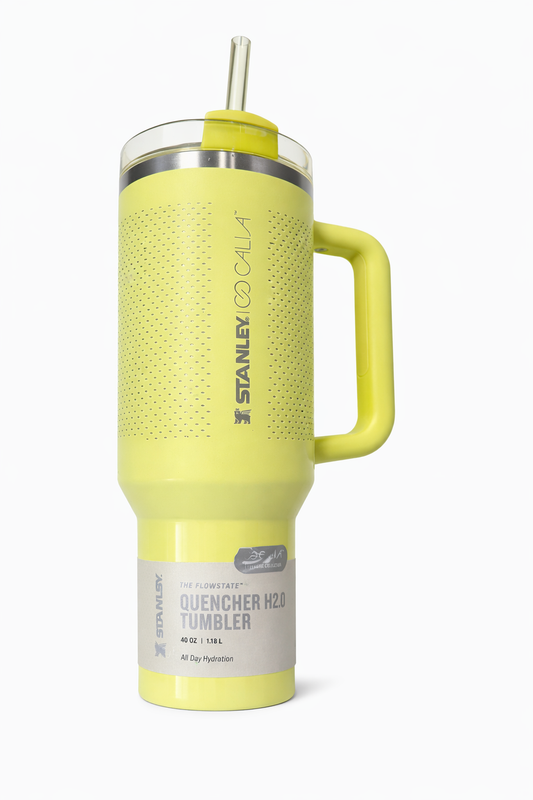 Stanley Go Calia Quencher H2.0 Tumbler 40oz Lime Green Insulated Stainless Steel