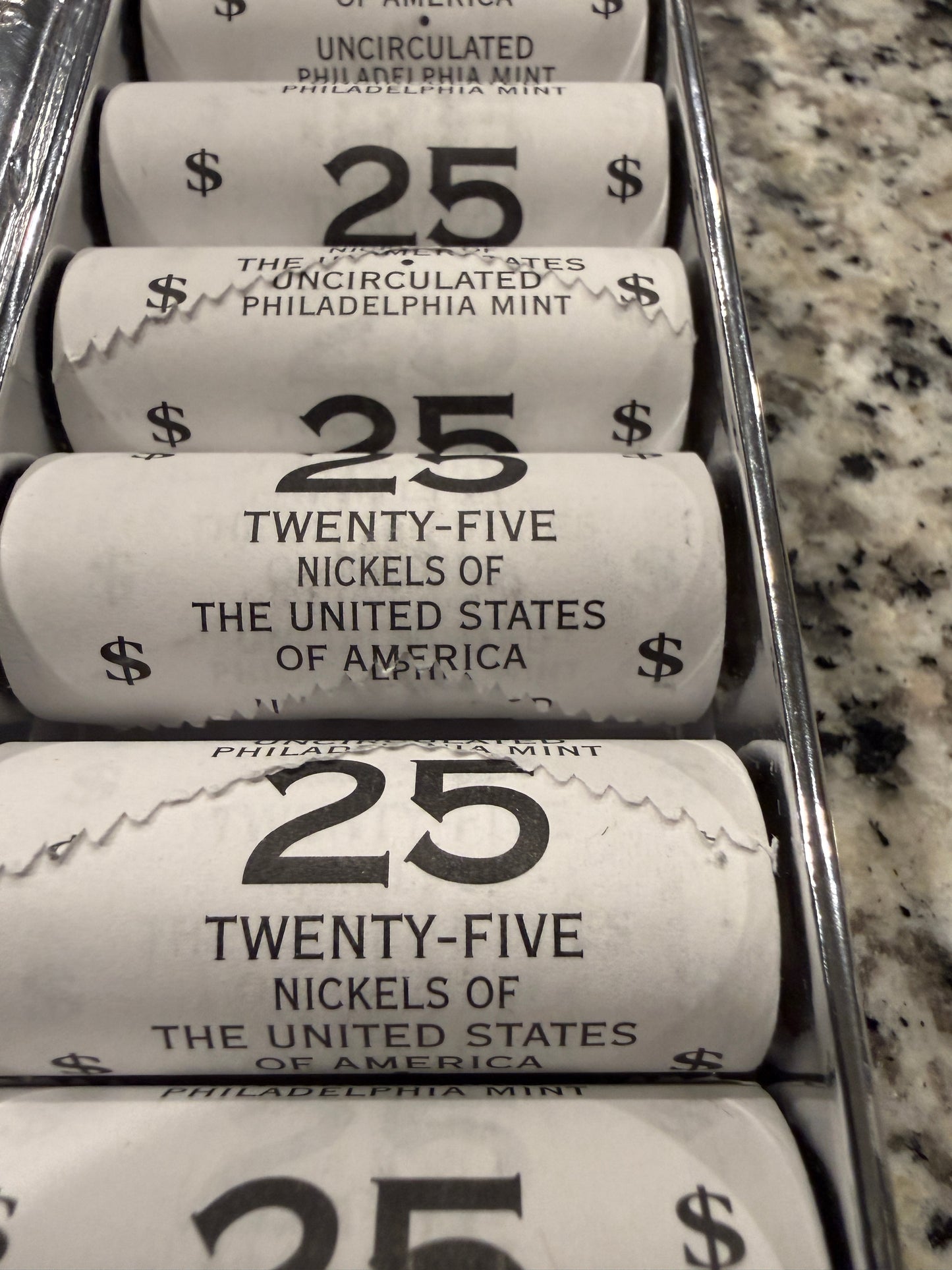 2004 P Jefferson Nickel Roll Lewis and Clark 250 Coins Uncirculated