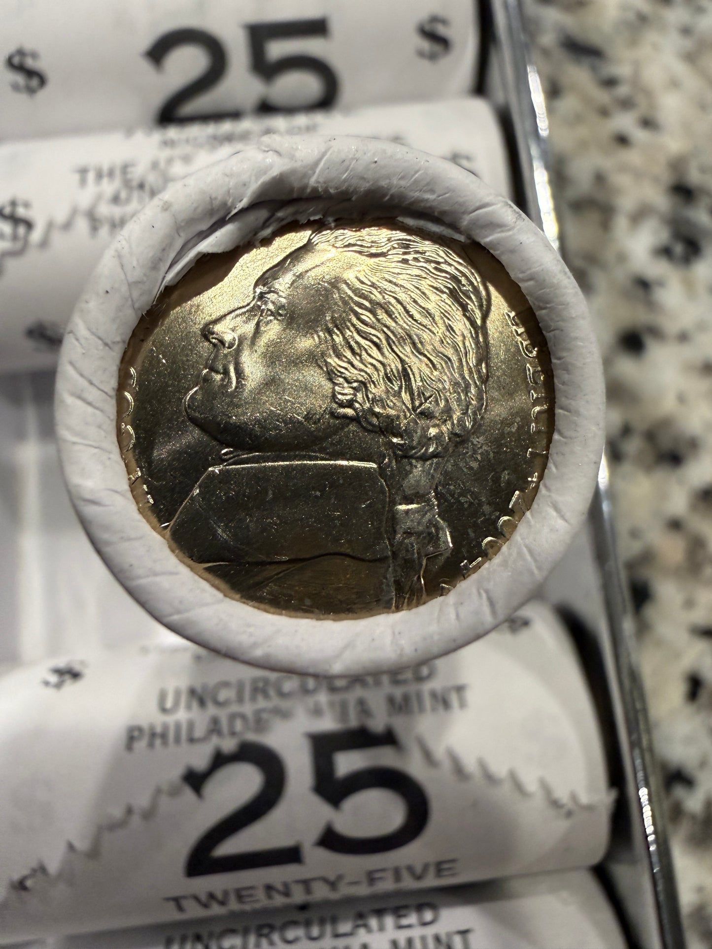 2004 P Jefferson Nickel Roll Lewis and Clark 250 Coins Uncirculated