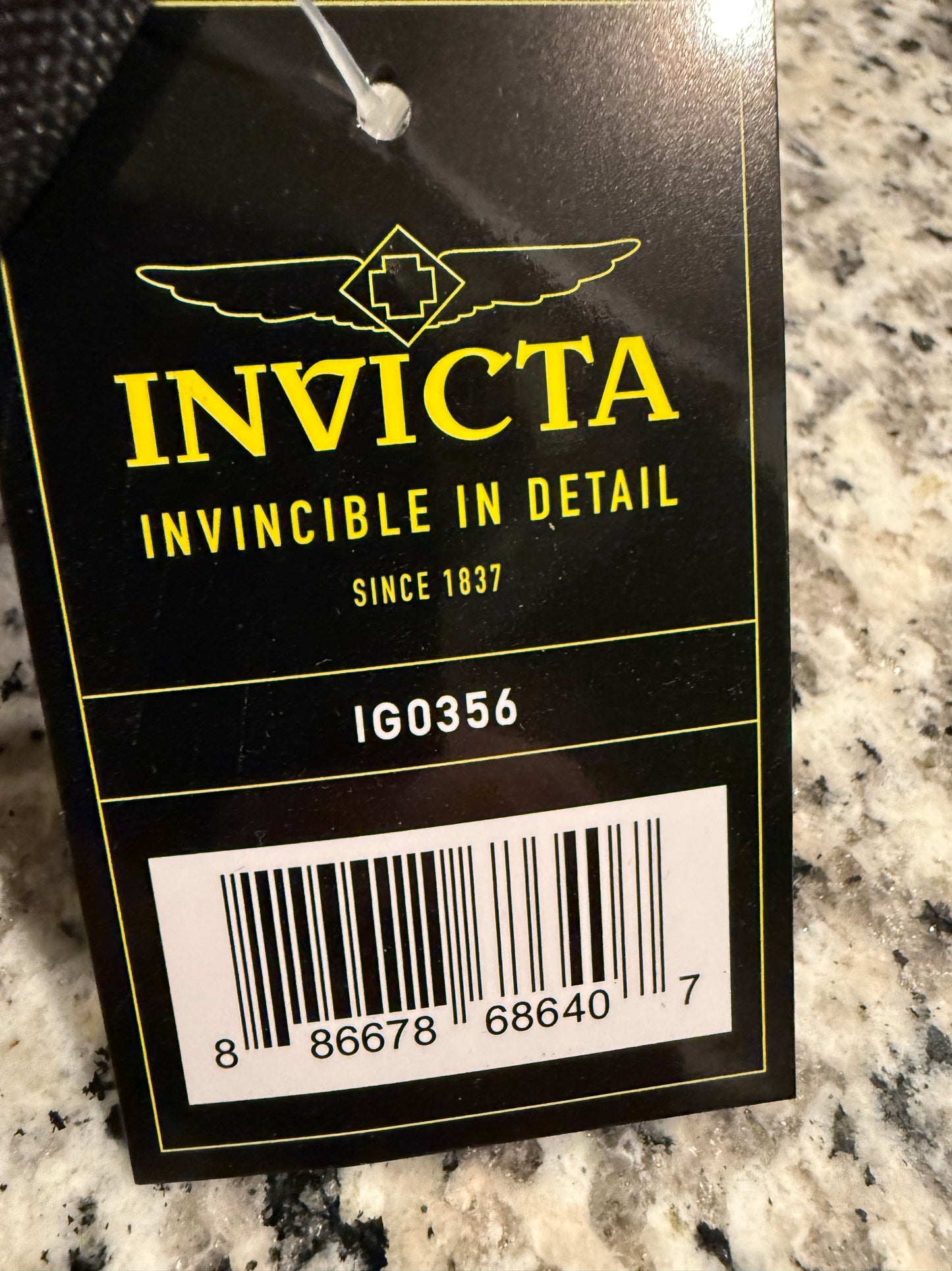 Invicta Black Snapback Hat Embroidered Logo One Size Adjustable Cap Streetwear