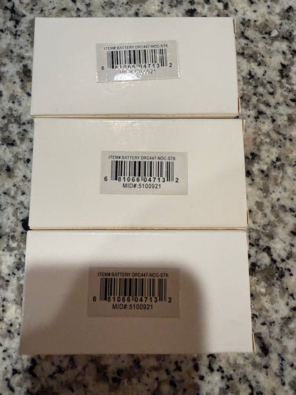 3 Pack DRC447 NCC STK Drone Battery 7.4V 1500mAh Li-Po For Vivitar Skyhawk